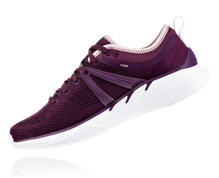 Hoka Australia One One Tivra - Womens Running Shoes Purple - LZNFM-1527